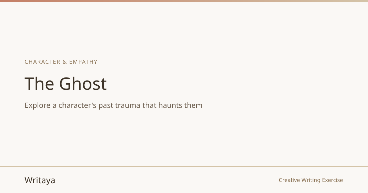The Ghost — Creative Writing Exercise | Writaya